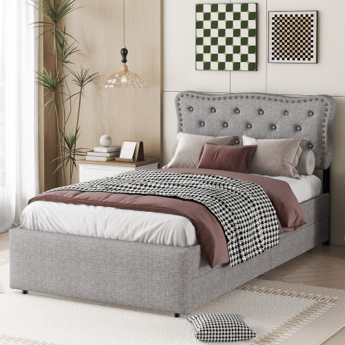 Comfortable Upholstered Bed