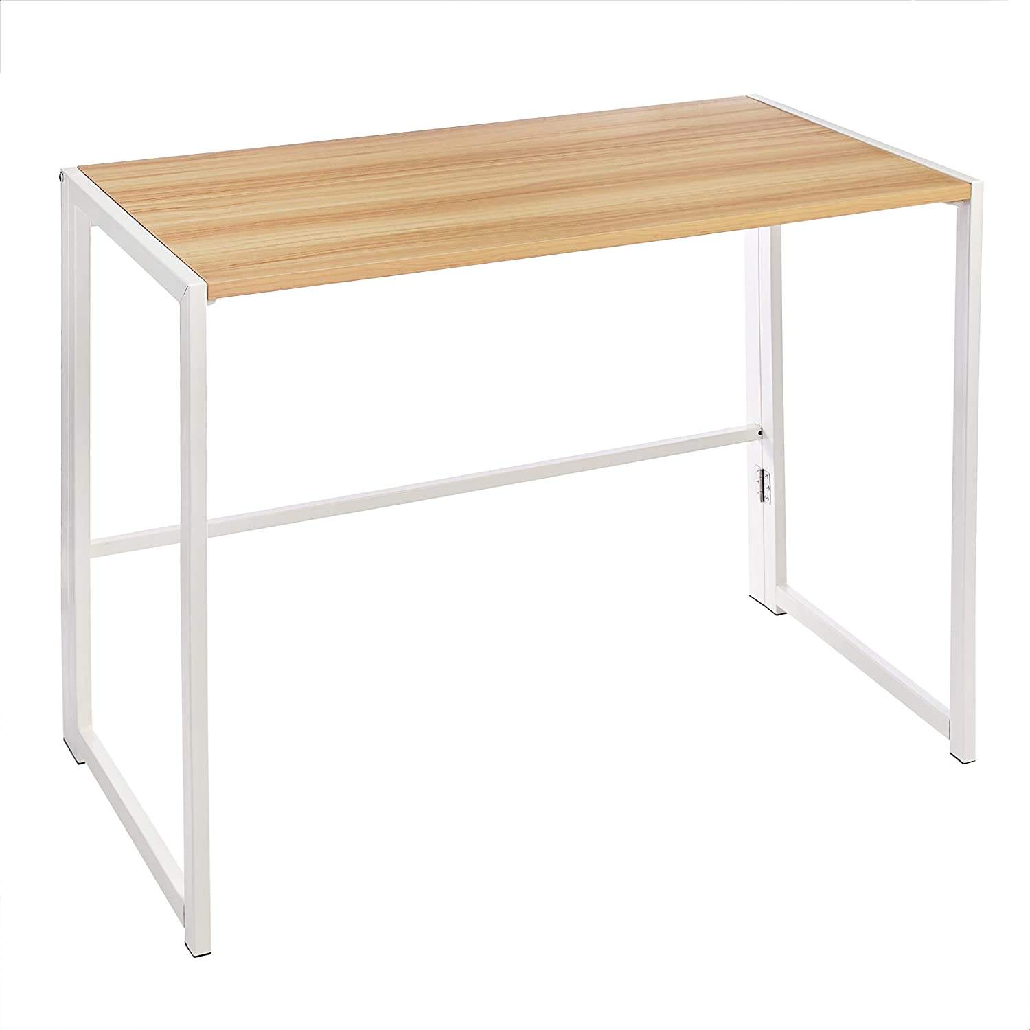 Modern Style Computer Desks with Shelf Foldable Height Adjustable Desk Office Wooden Writing Study Table Home Laptop Stand PC