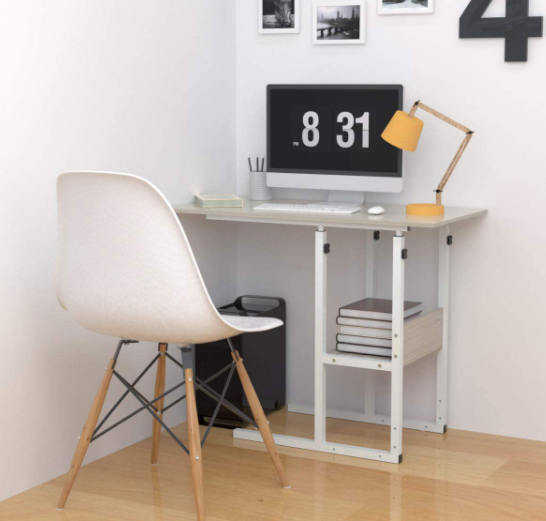 Multifunction Office Desk Chair Computer Table Desk with Shelves Wooden Lift Tables for Study