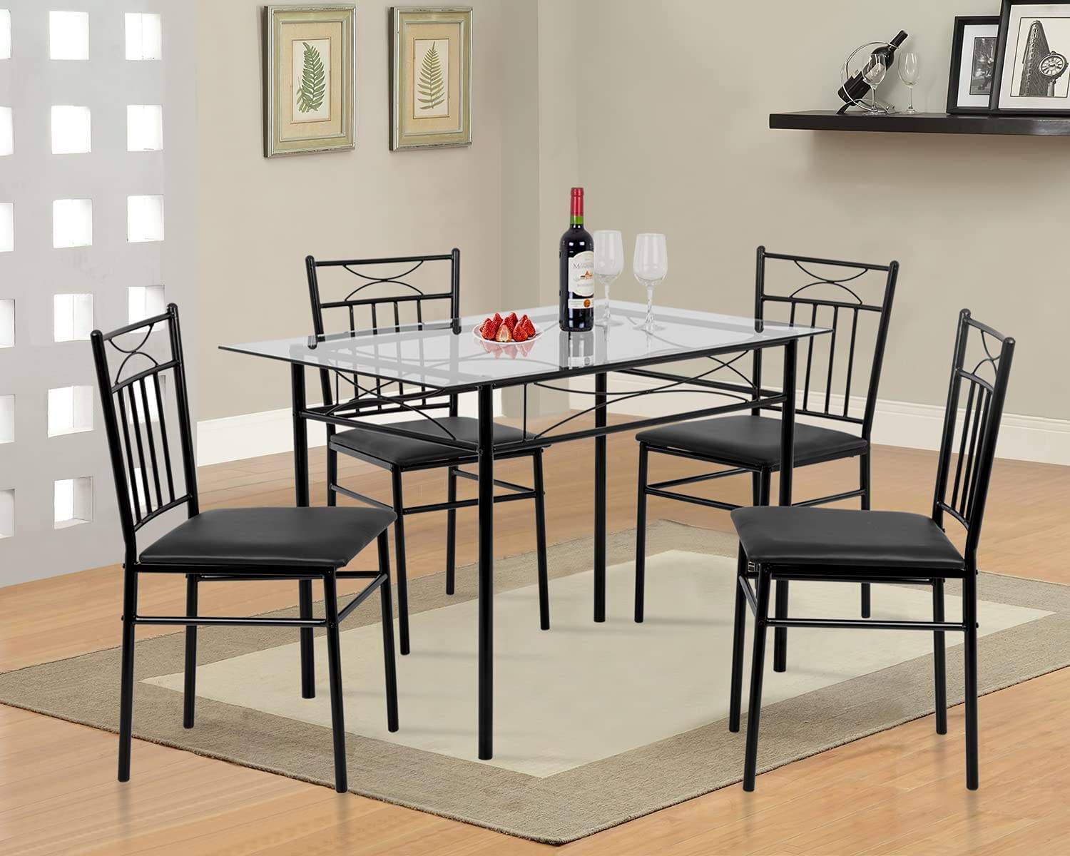 High Quality Multiple Uses Kitchen Dining Tables and Chairs Set Home Furniture Glass Customise Modern Folding Coffee Table