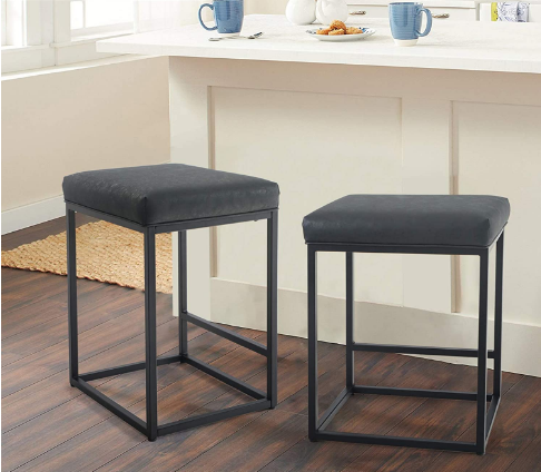 Wholesale Comfortable PU Top Cheap Outdoor Tiki Bar Stool Furniture Sets of Home Bar Stool Chairs