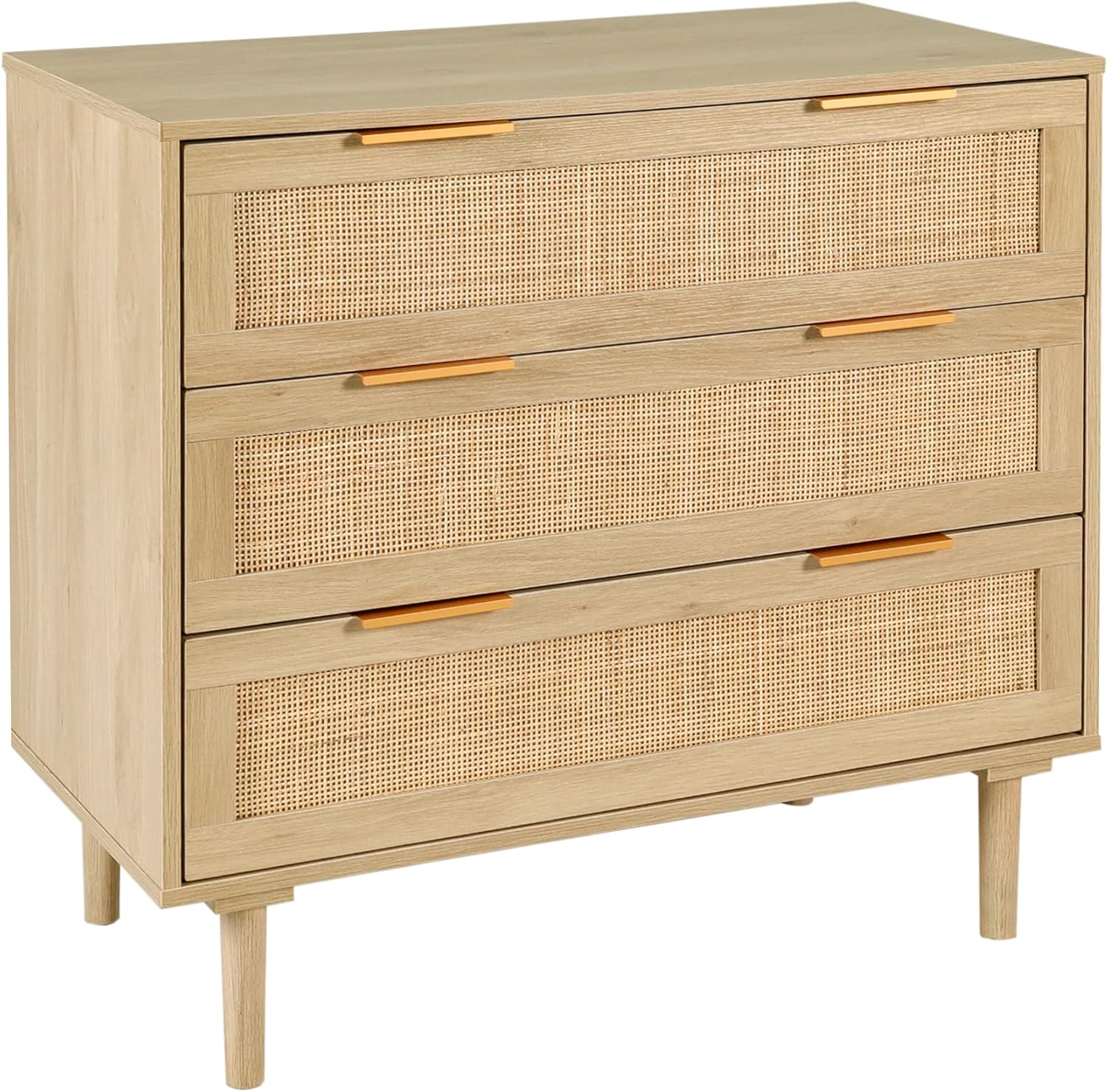 Rattan Plaited Articles with 3 Drawer Exquisite Cabinet