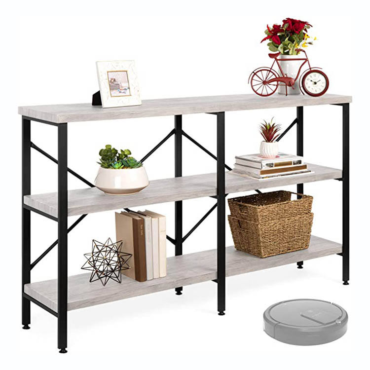 New Arrivals Wholesale Living Room Luxury Console Tables With 3 Shelves