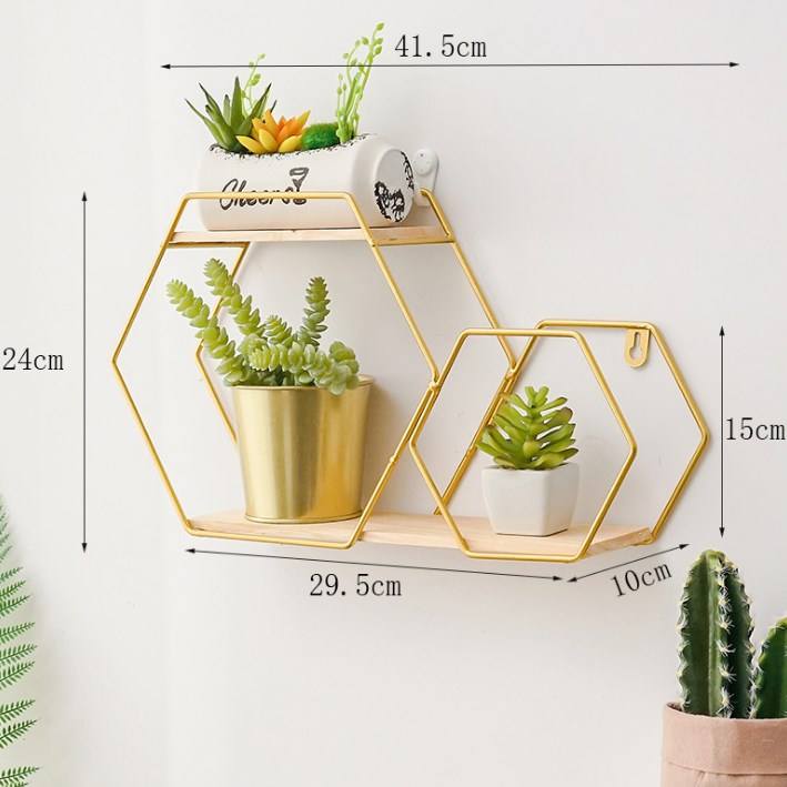 Wall Shelf Hanging Storage Furniture Metal Antique Industrial Display Solid Wood Mounted Wall Floating Shelves for Wall