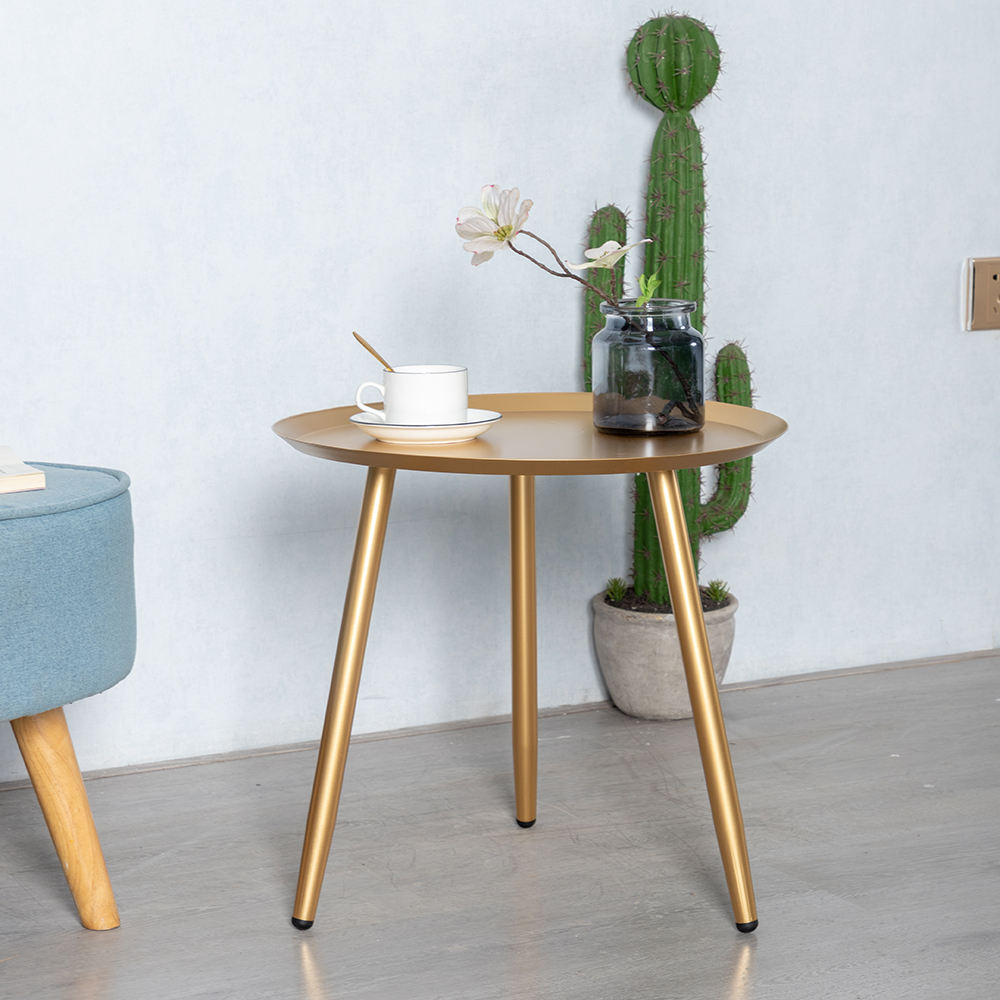 Living Furniture Three-legged Round Coffee Tables With Modern Design