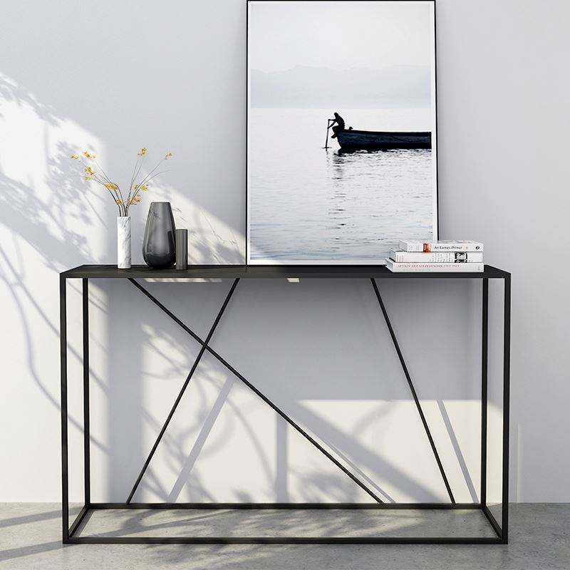 Popular Simple Design Fujian Metal Console Tables With Metal Legs Living Room Console Tables