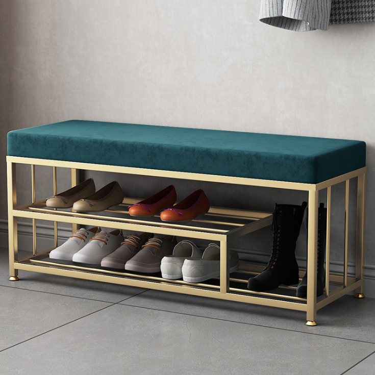 Wholesale Custom Living Room Entryway Metal Shoe Rack Stand of 3 Layers Storage Shoe Racks