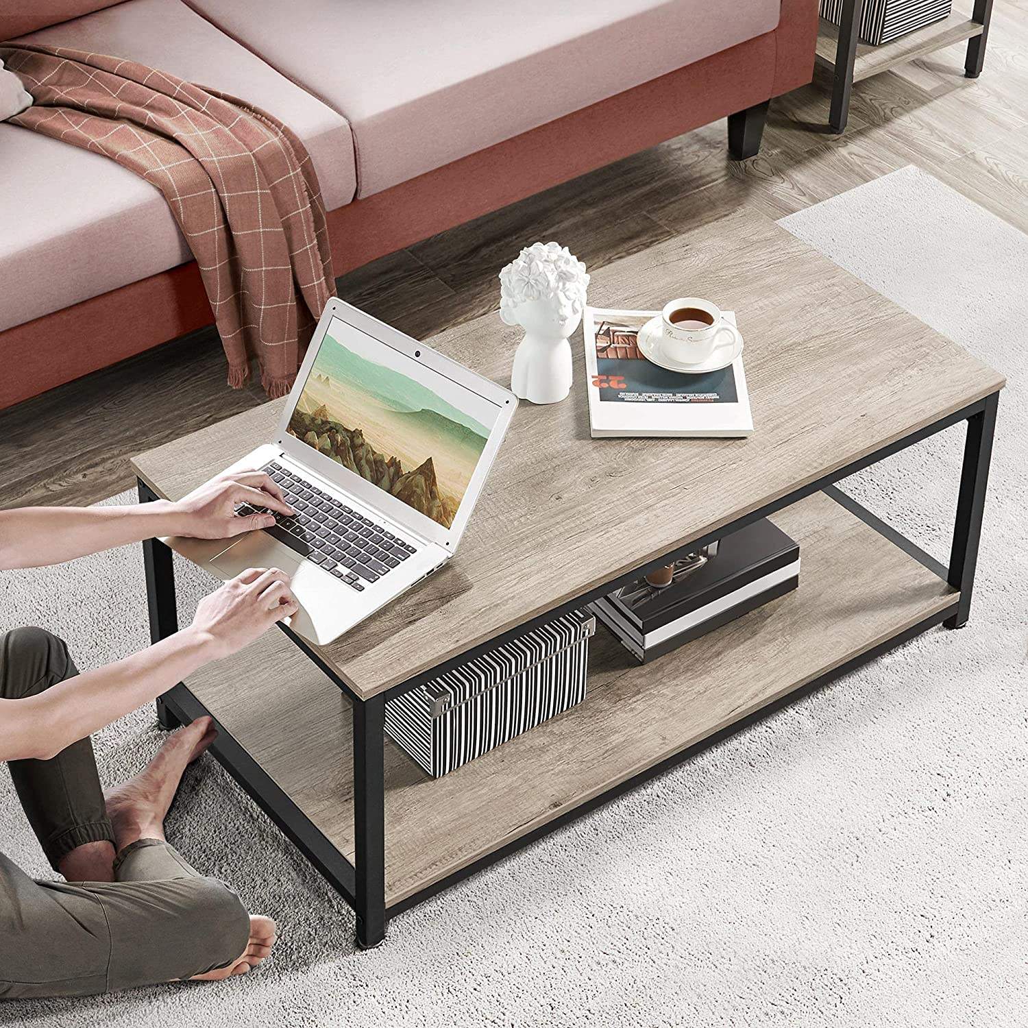 Cheap Modern Design Rectangle Coffee Shop Table Antique Style Wooden of Living Room Furniture Sofa Side Table