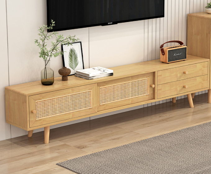 2026 Luxury Tv Unit Cabinets Modern Tv Stand and Coffee Table with Drawer for Living Room Furniture Wood Mdf