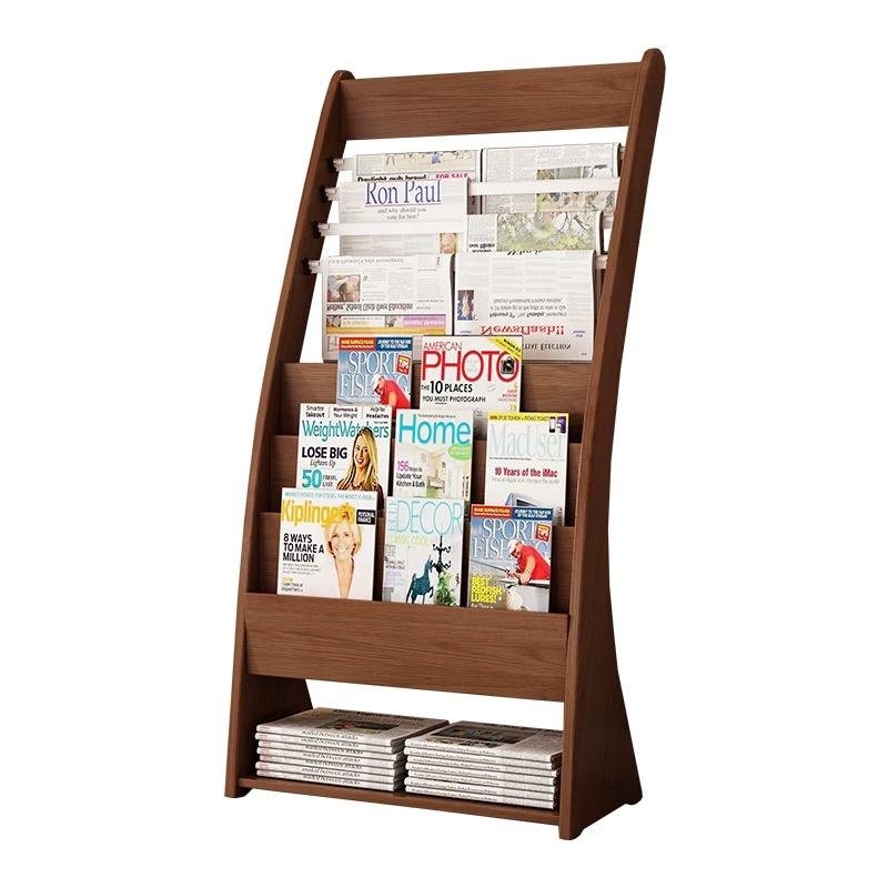 Modern Brochure Holder Rack Shelf Magazine Stand Advertising Display Floor Stand Feature for Store and Retail Use