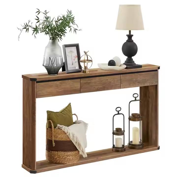 Manufacturer's Price Wholesale, High-quality Entrance, Lightweight Luxury Style, Wooden Console Table