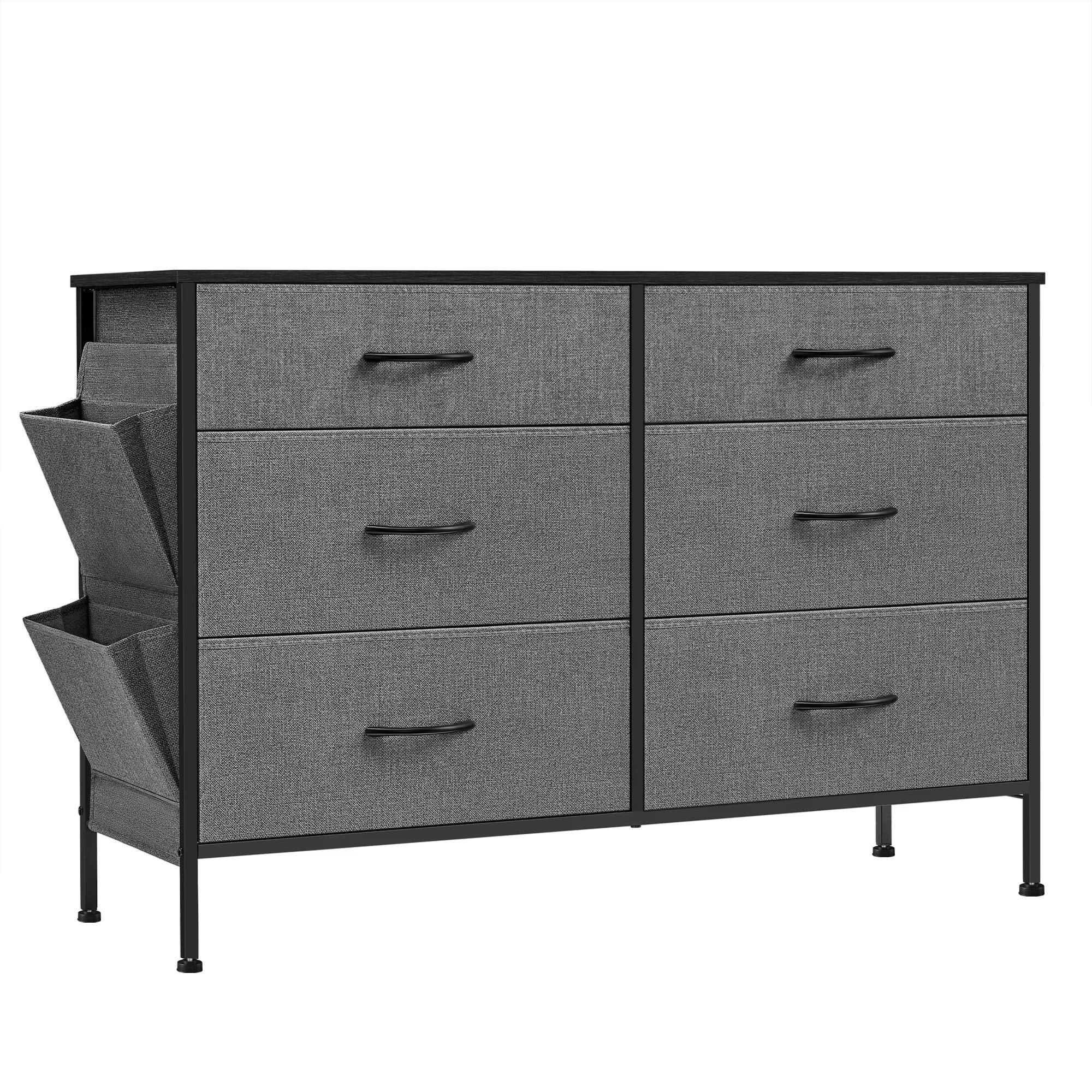 Modern Living Room Bedroom Partition Storage and Organization Unit 6 Fabric Drawer Drawer Cabinet