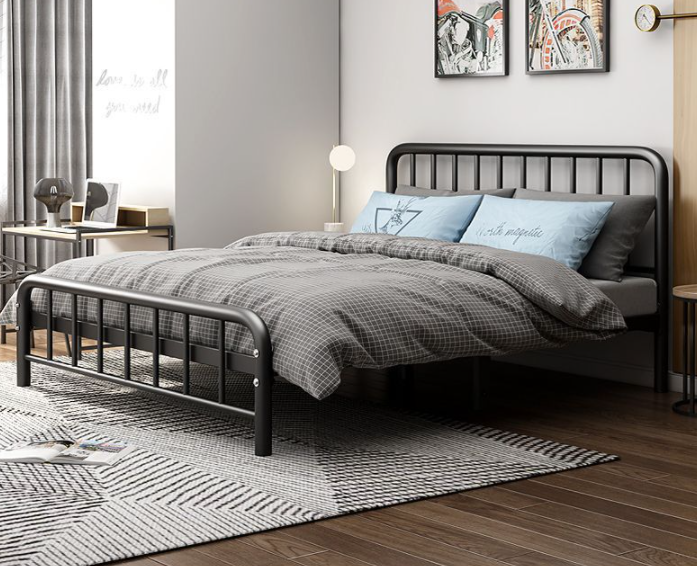 Bedroom Furniture Wholesale Customized Metal Bed Frame Adult Loft Bed School Home Hotel Hostel Use Metal Beds for Adult