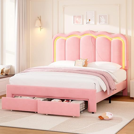 Modern and Simple yet Cozy Princess Bed Suitable for Bedrooms
